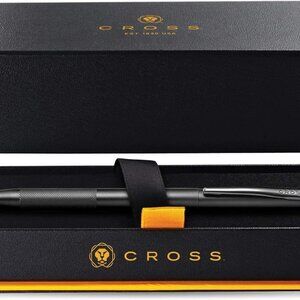Cross Classic Century Brushed Black Ballpoint Pen Gift Boxed Lifetime Warranty